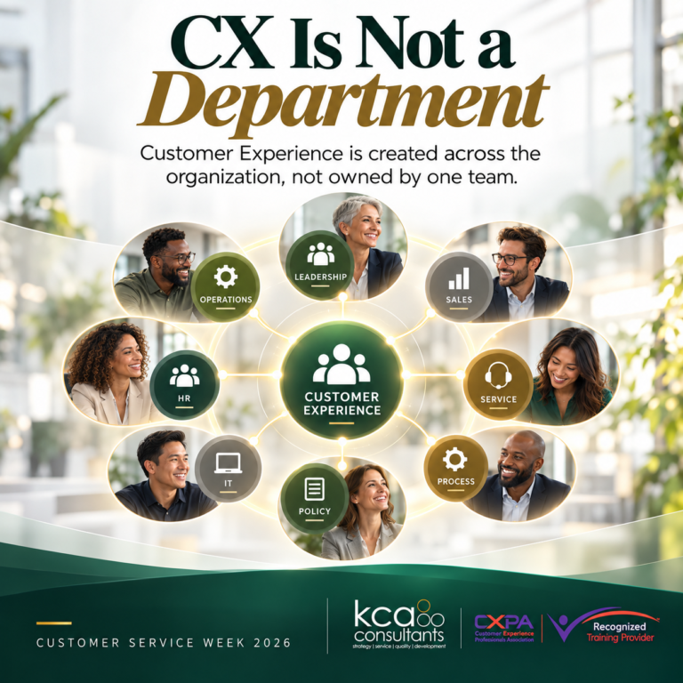 Customer Experience as an organization-wide responsibility rather than a single department